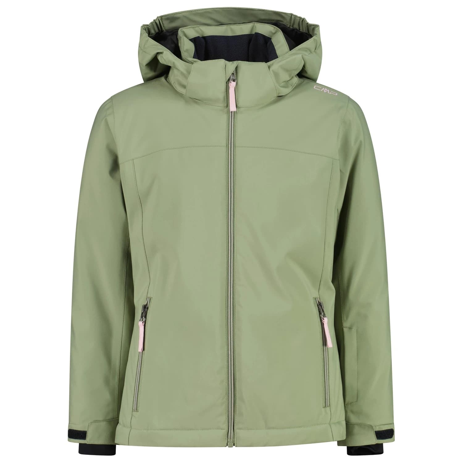 Ски яке CMP Girl's Jacket Snaps Hood Twill Ski jacket - Green Tea
