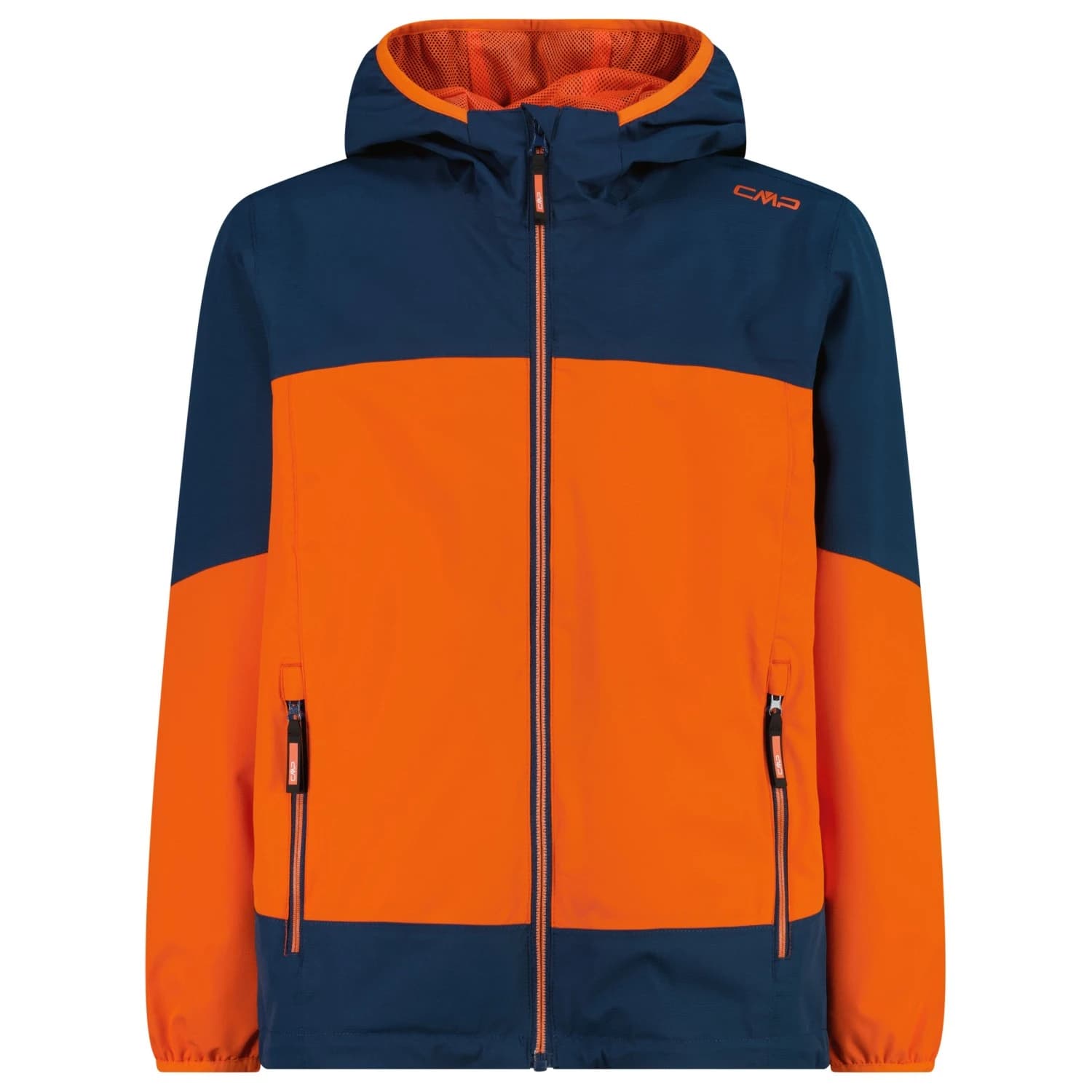 Детско водоустойчиво яке Cmp Kid's Jacket Fix Hood Ripstop Waterproof jacket - Midnight / Carrot