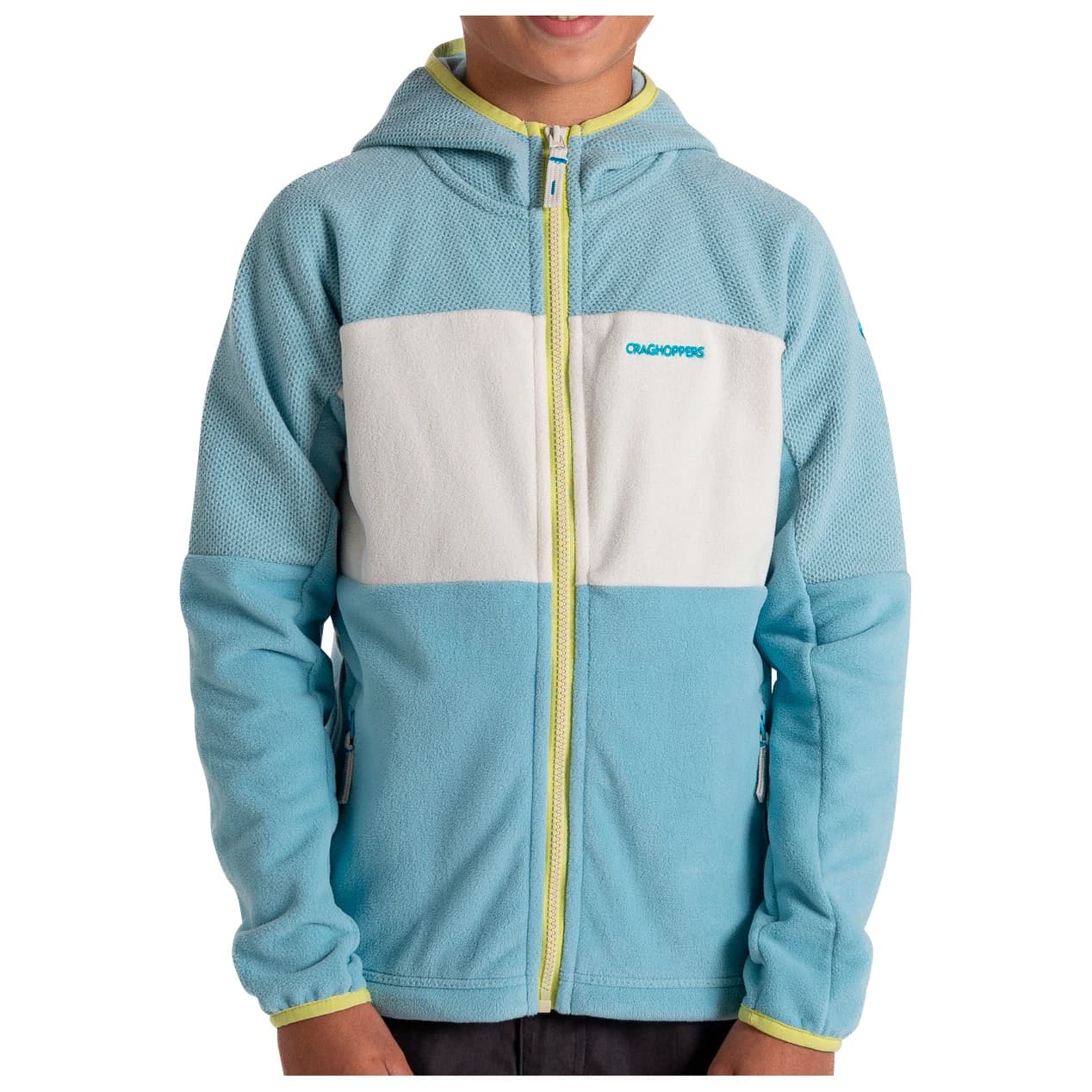 Детско поларено яке Craghoppers Kid's Bindloe Kapuzenjacke Fleece jacket - Sky Blue