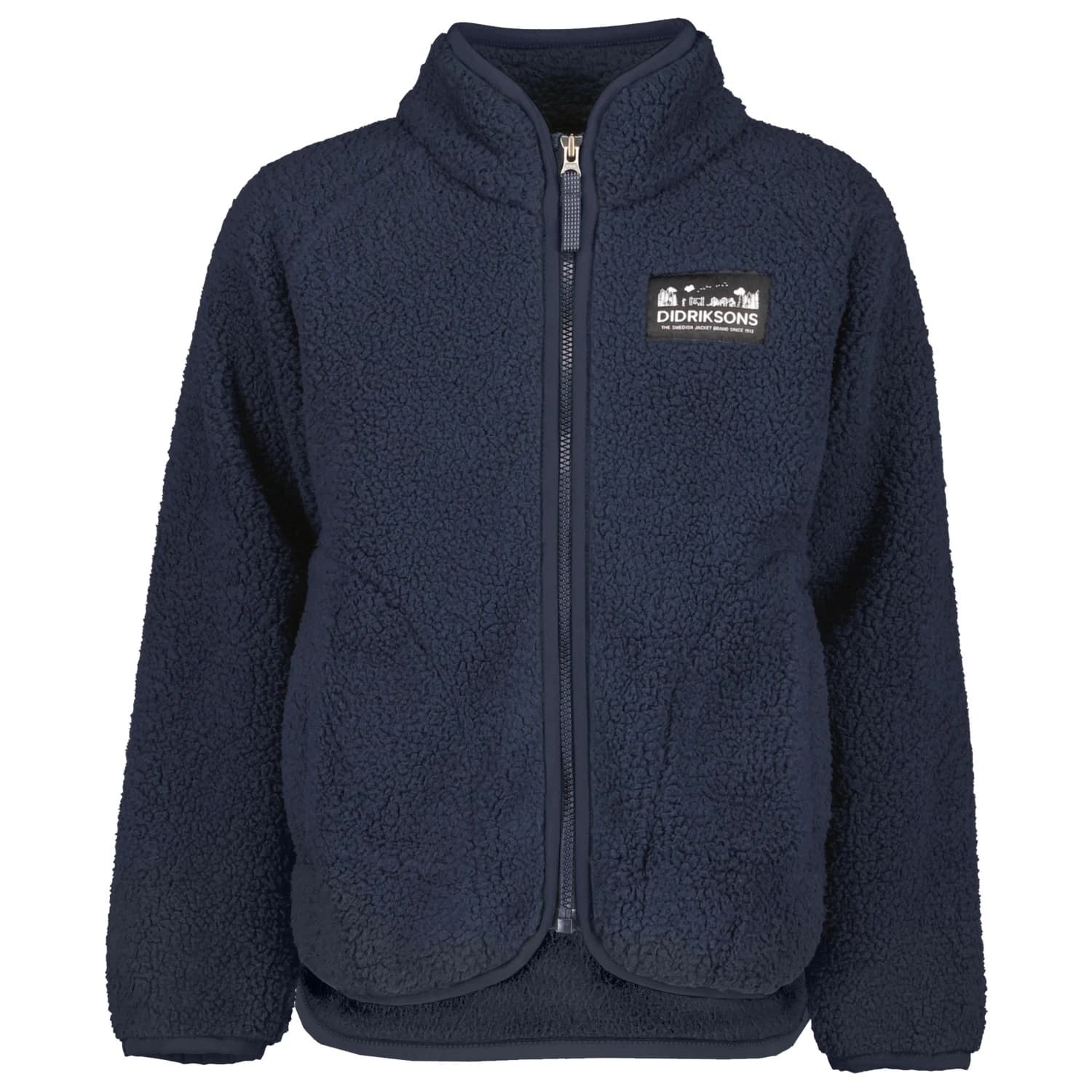 Детско поларено яке Didriksons Kid's Gibbs Full-Zip 2 Fleece jacket - Navy II