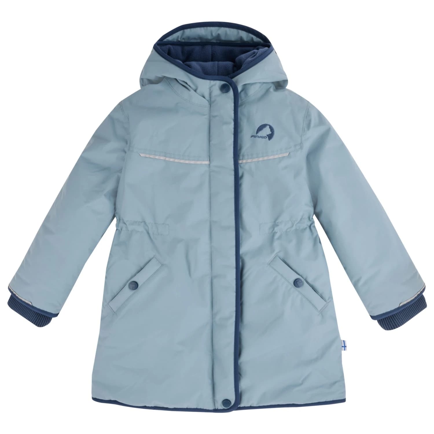 Детско палто Finkid Kid's Milla Coat - Cloud / Denim