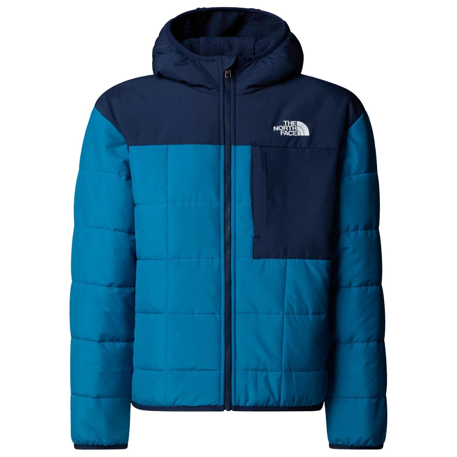 Синтетично яке The North Face Boy's Reversible Shasta FZ Hooded Jacket Synthetic jacket - Dusk Blue / Summit Navy