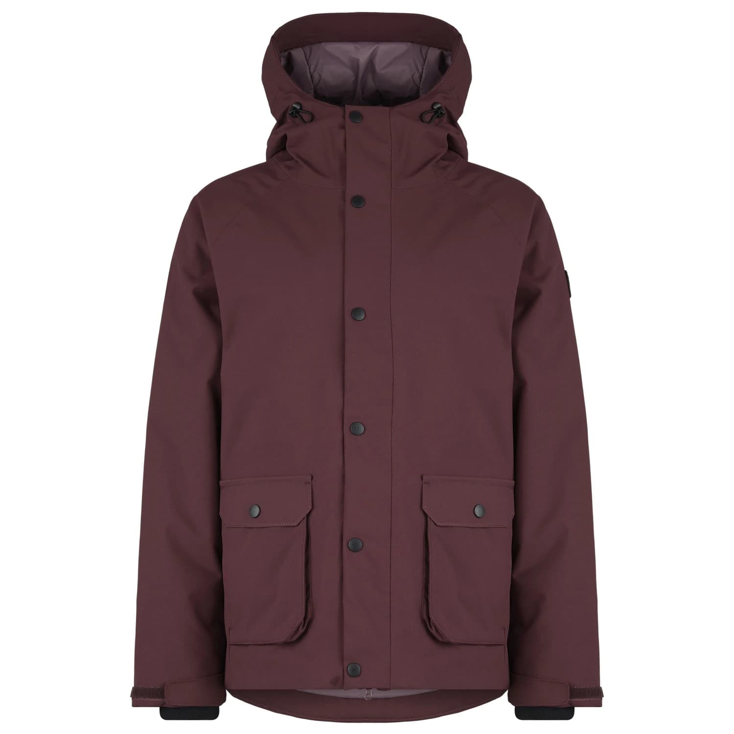 Детско зимно яке Stoic Kid's MountainWool MMXX.UppsalaSt. Jacket Winter jacket - Dark Berry Brown