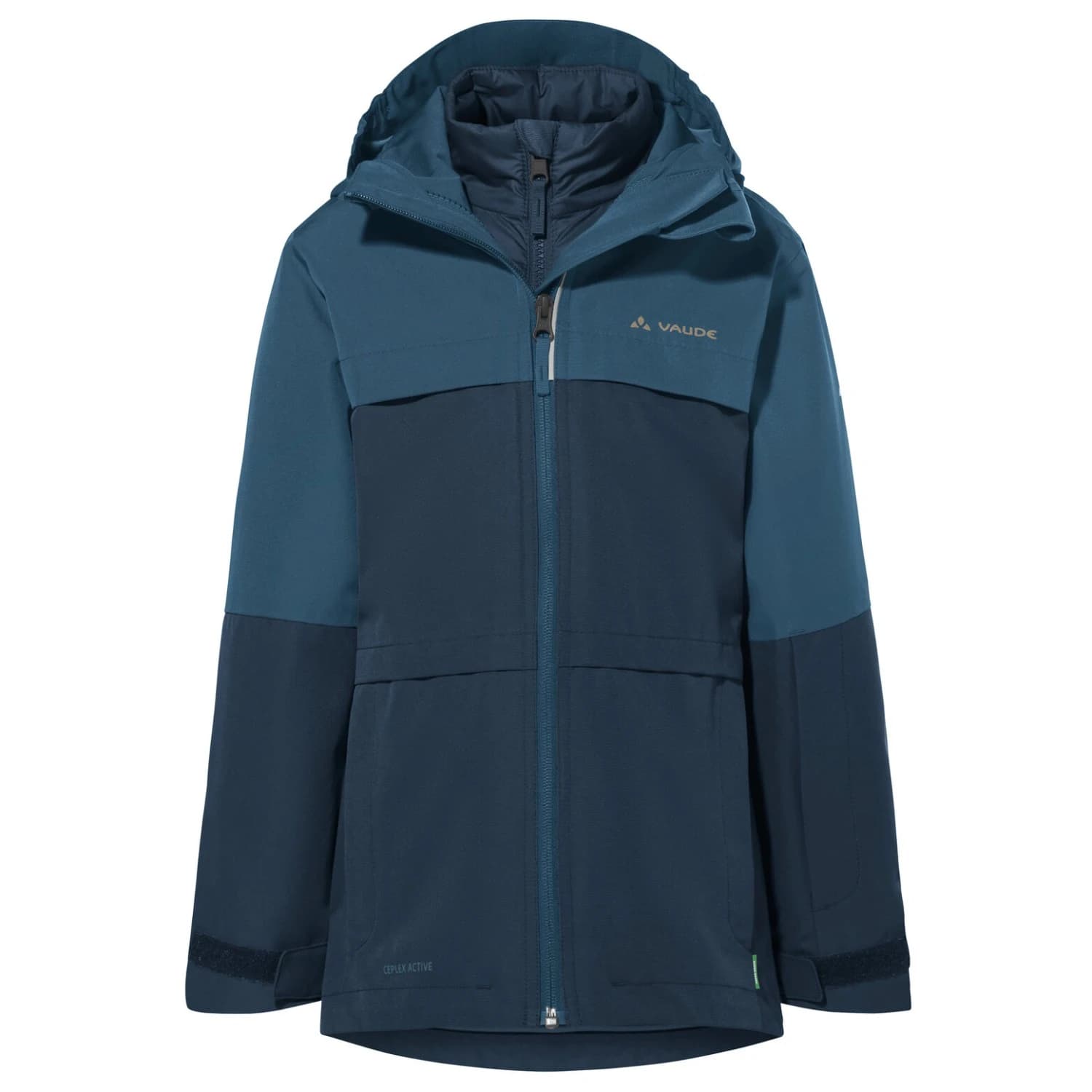 Детско 3-в-1 яке Vaude Kid's Snow Cup 3in1 Jacket III 3-in-1 jacket - Baltic Sea