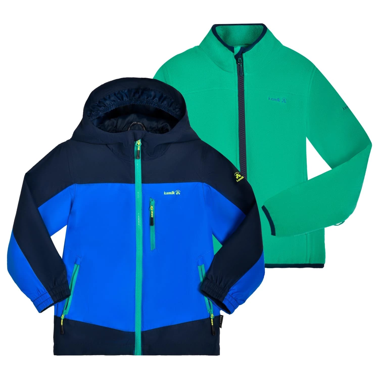 Детско водоустойчиво яке Kamik Kid's Kason 3-in-1 jacket - Royal / Midnight