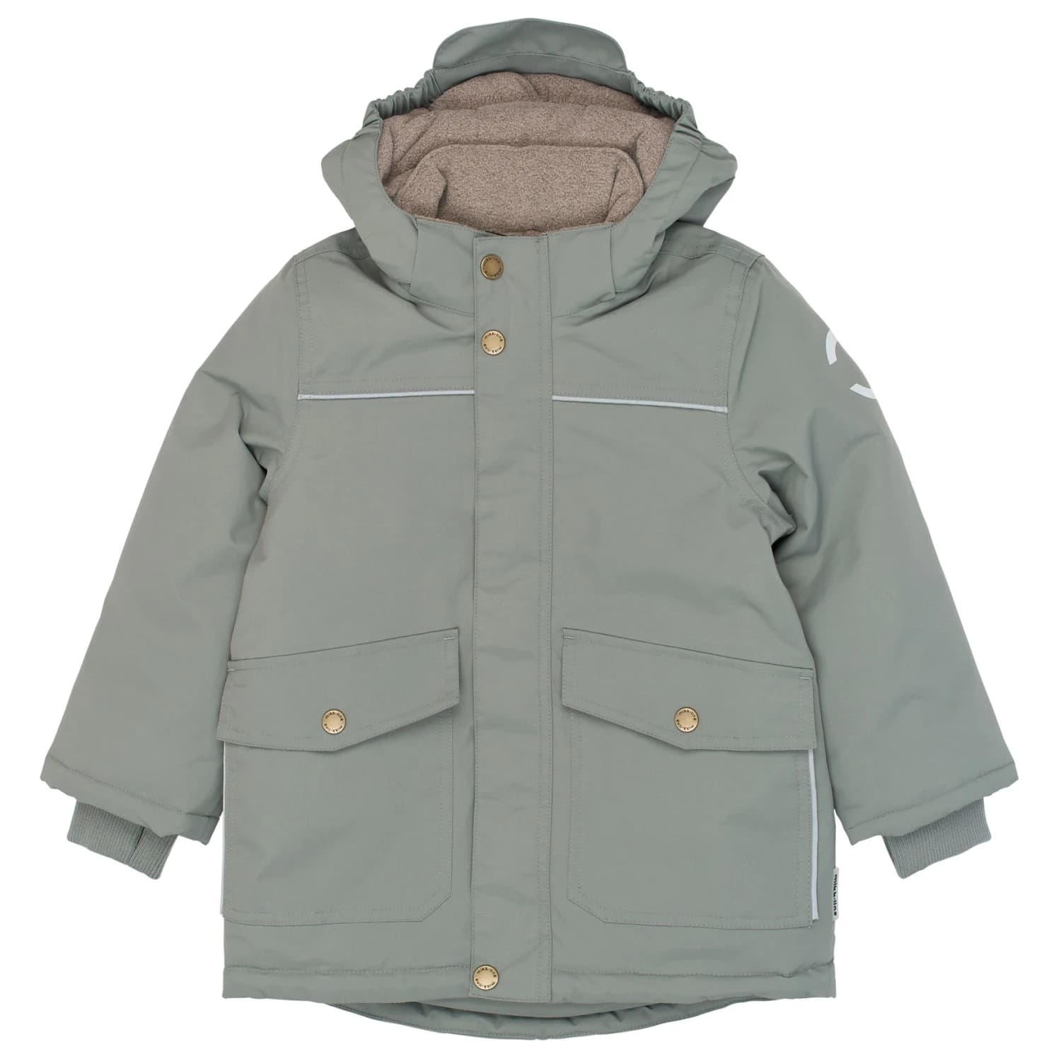 Зимно яке Mikk-Line Boy's Nylon Jacket Winter jacket - Sedona Sage