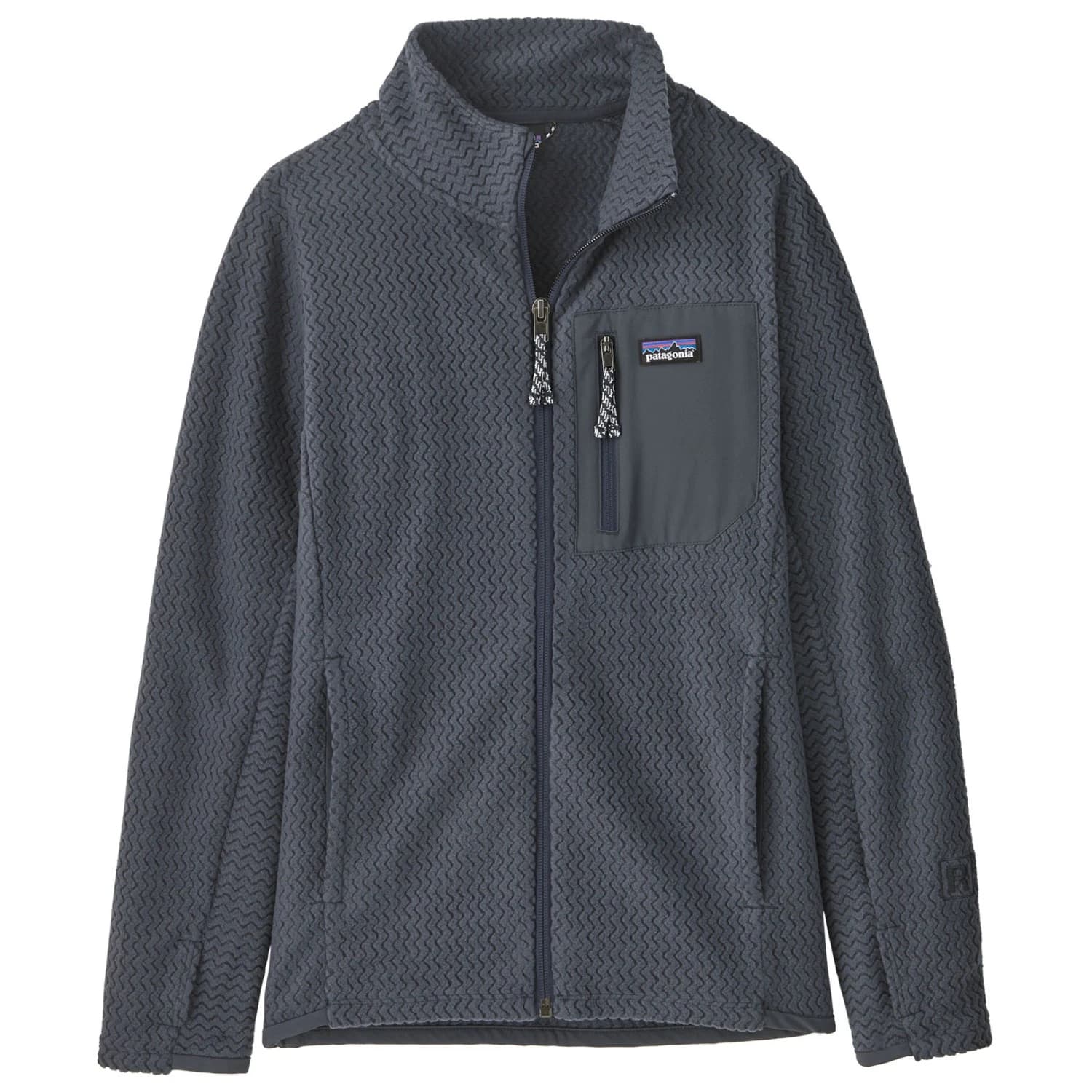 Детско поларено яке Patagonia Kid's R1 Air Full-Zip Jacket Fleece jacket - Smolder Blue