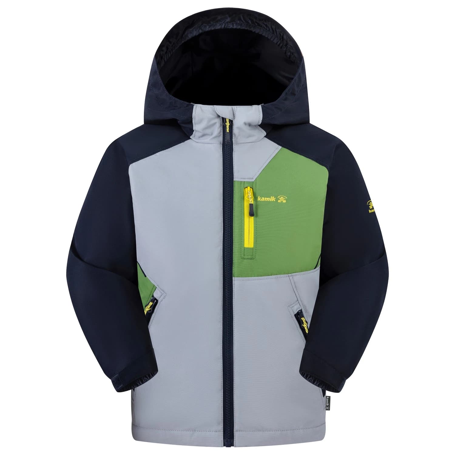 Детско водоустойчиво яке Kamik Kid's Otis Waterproof jacket - Silver / Midnight