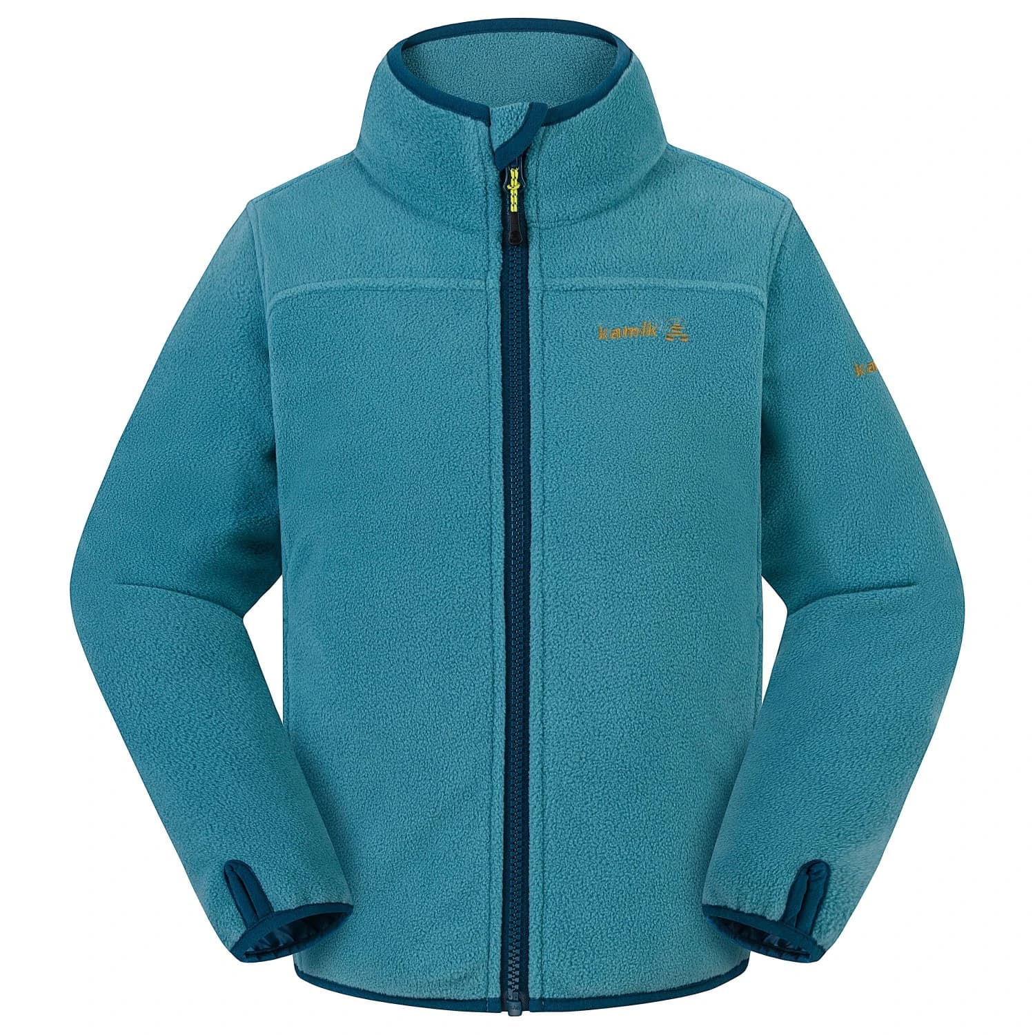 Детско поларено яке Kamik Kid's Ridley Fleece jacket - Seafoam / Abyss