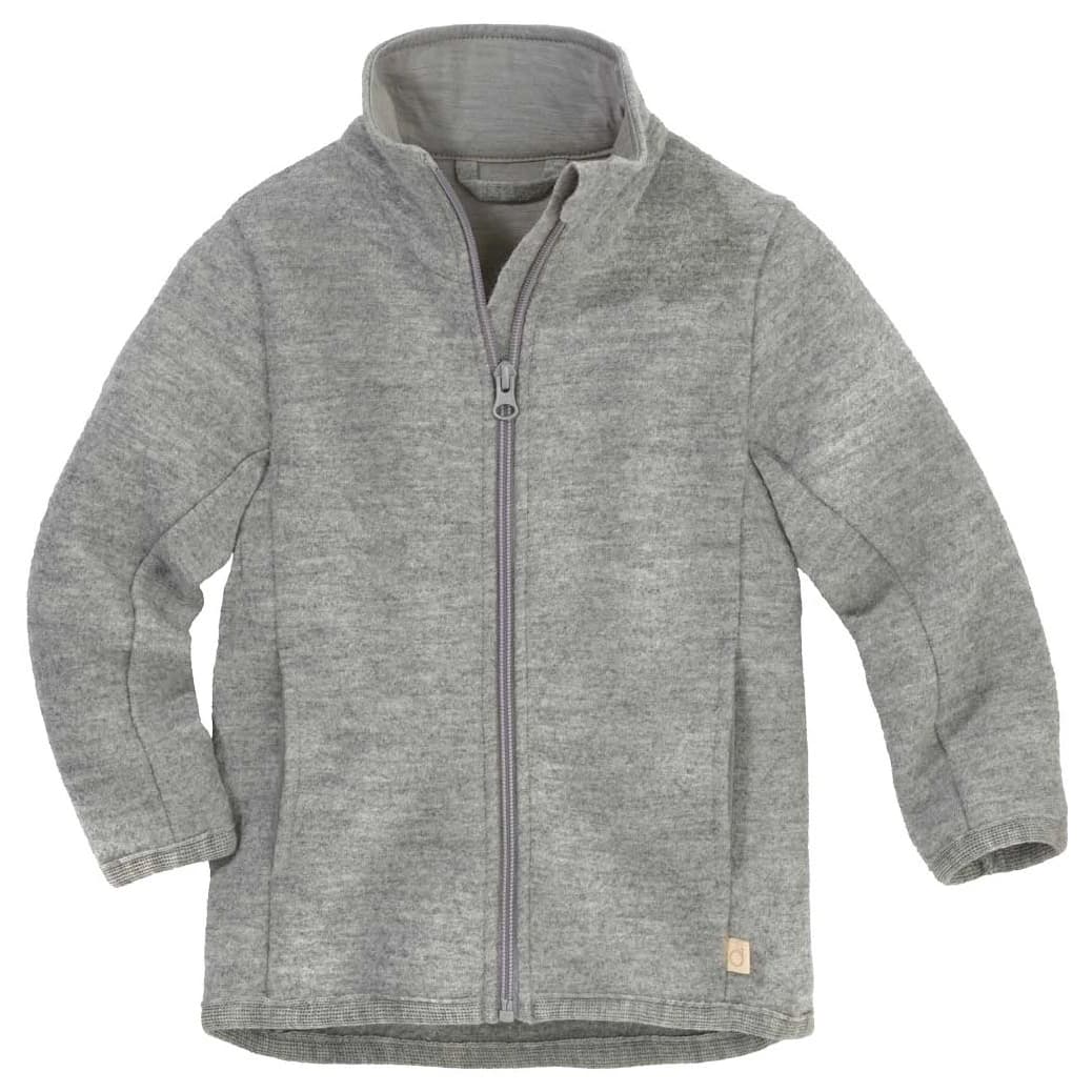 Детско вълнено яке disana Kids' Zip-Up Jacket Merino jacket - Grau