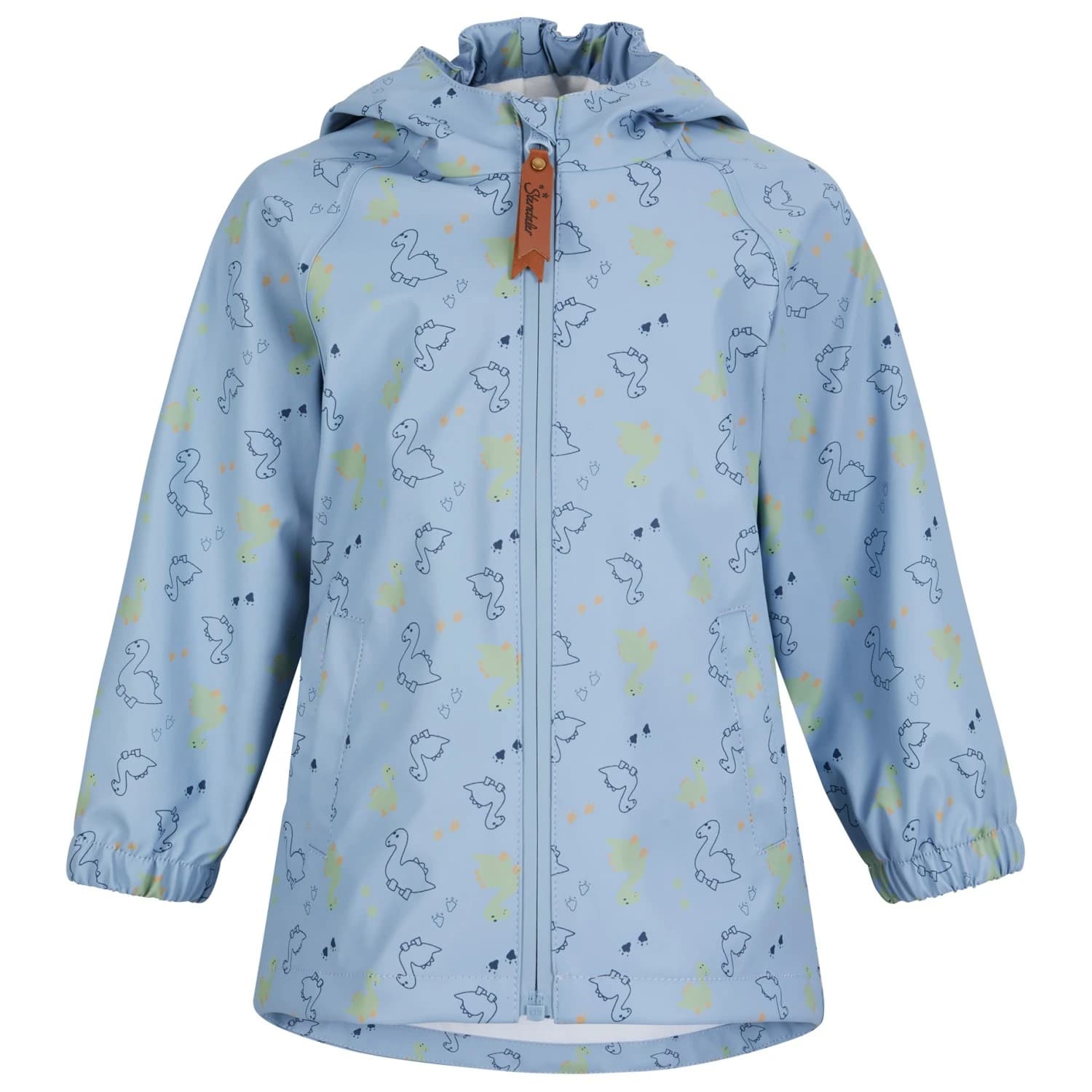 Детско водоустойчиво яке Sterntaler Kid's Regenjacke Ungefüttert Dino Waterproof jacket - Blau