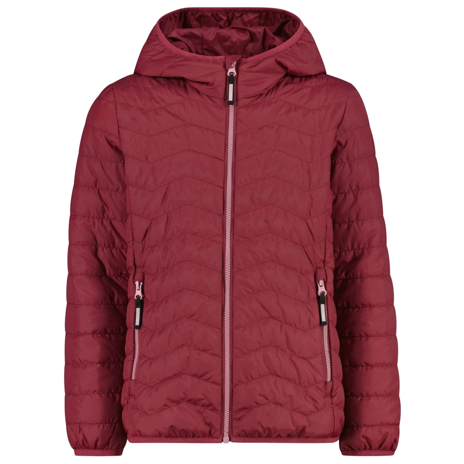 Синтетично яке CMP Girl's Jacket Fix Hood Synthetic jacket - Peony