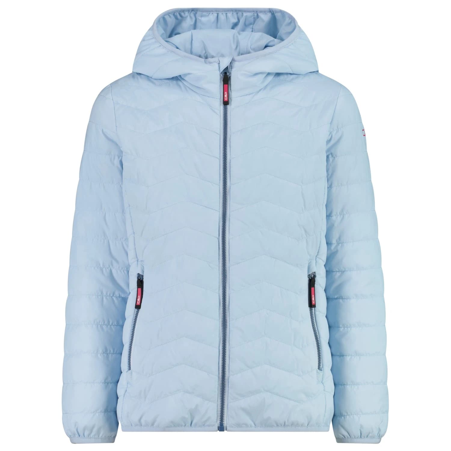 Синтетично яке CMP Girl's Jacket Fix Hood Synthetic jacket - Sky Blue