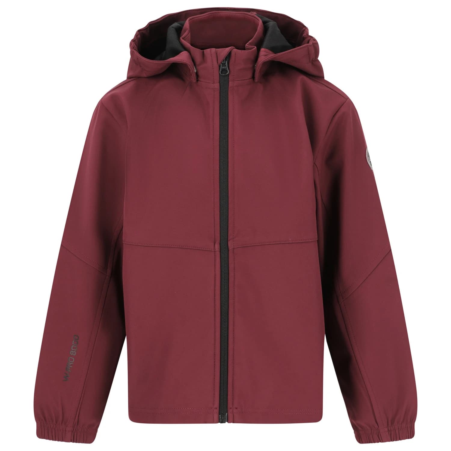 Детско софтшел яке Zig zag Kid's Troy Softshell jacket - Tawny Port