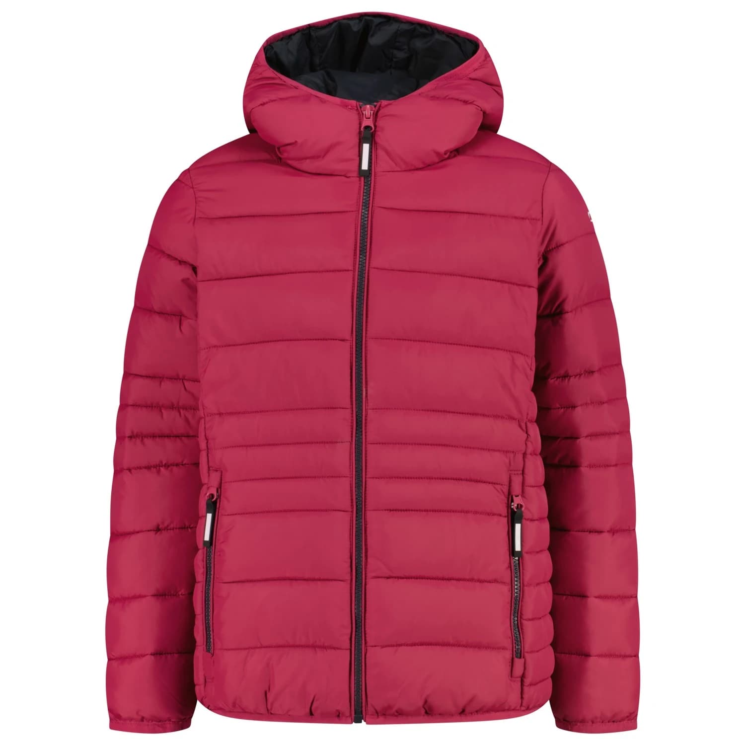 Синтетично яке CMP Girl's Down Jacket Fix Hood Taffeta Synthetic jacket - Amaranto
