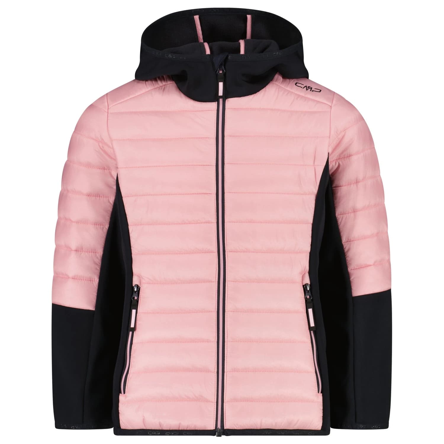 Синтетично яке Cmp Girl's Jacket Hybrid Fix Hood Hybrid jacket - Pink