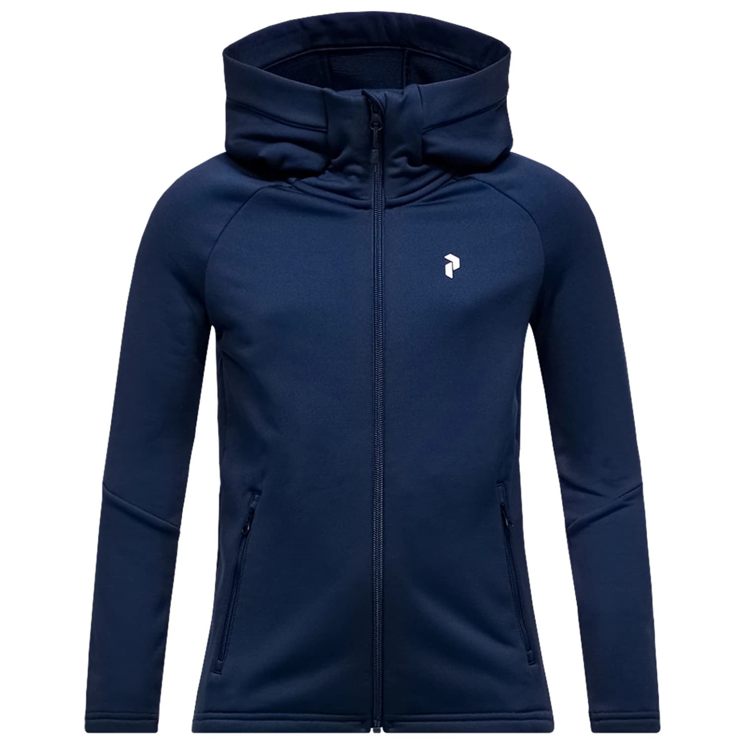 Детско поларено яке Peak Performance Kid's Rider Essentials Zip Hood Fleece jacket - Blue Shadow
