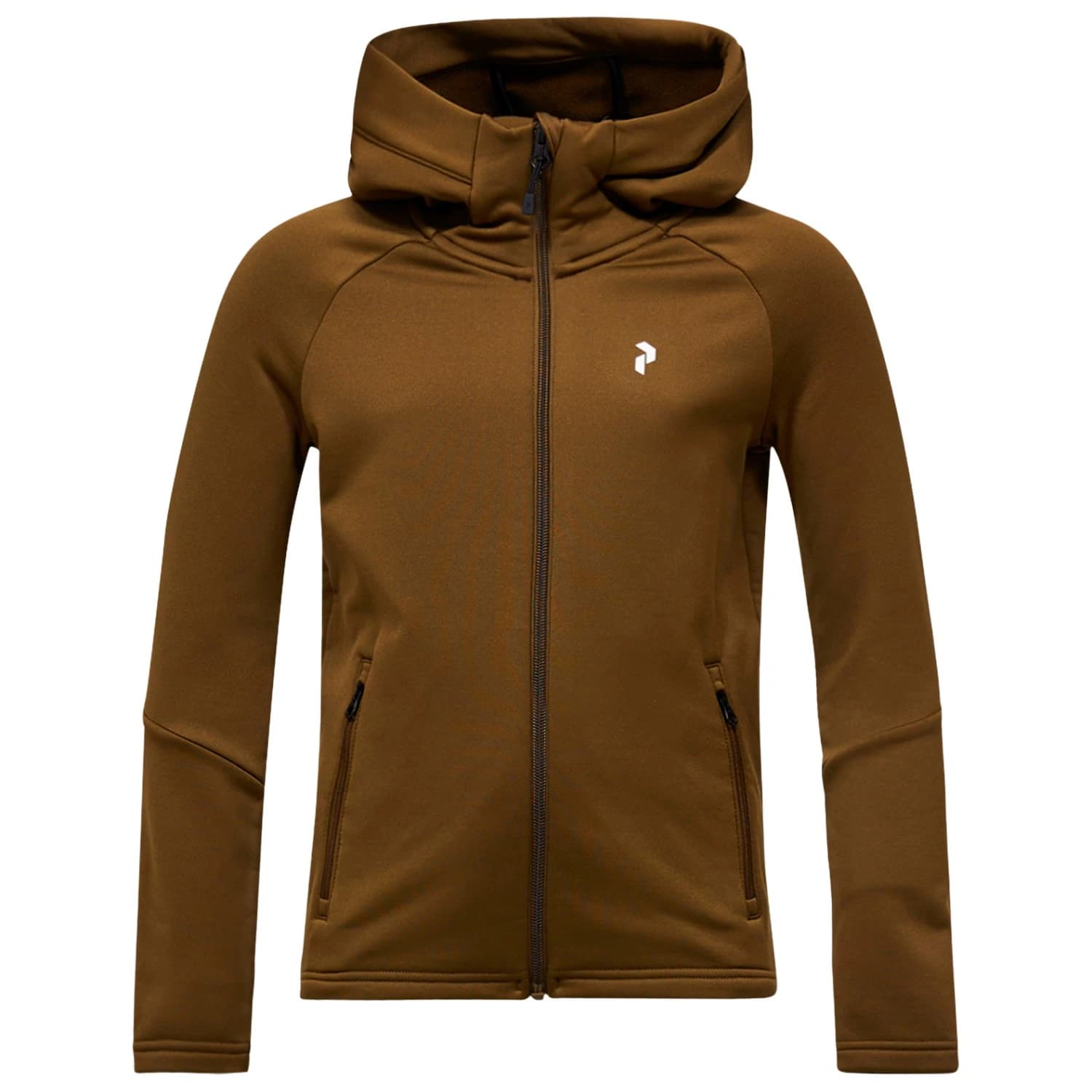 Детско поларено яке Peak Performance Kid's Rider Essentials Zip Hood Fleece jacket - Meadow Moss / Meadow Moss