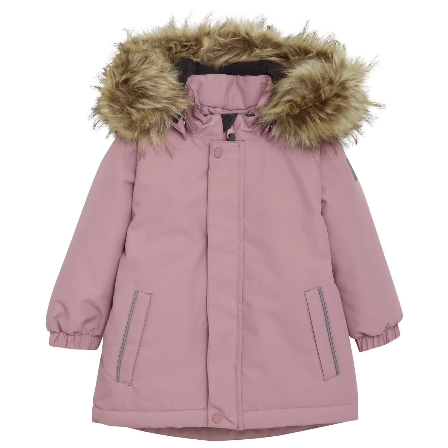 Детско зимно яке Color Kids Baby Girl's Parka with Fake Fur Winter jacket - Woodrose