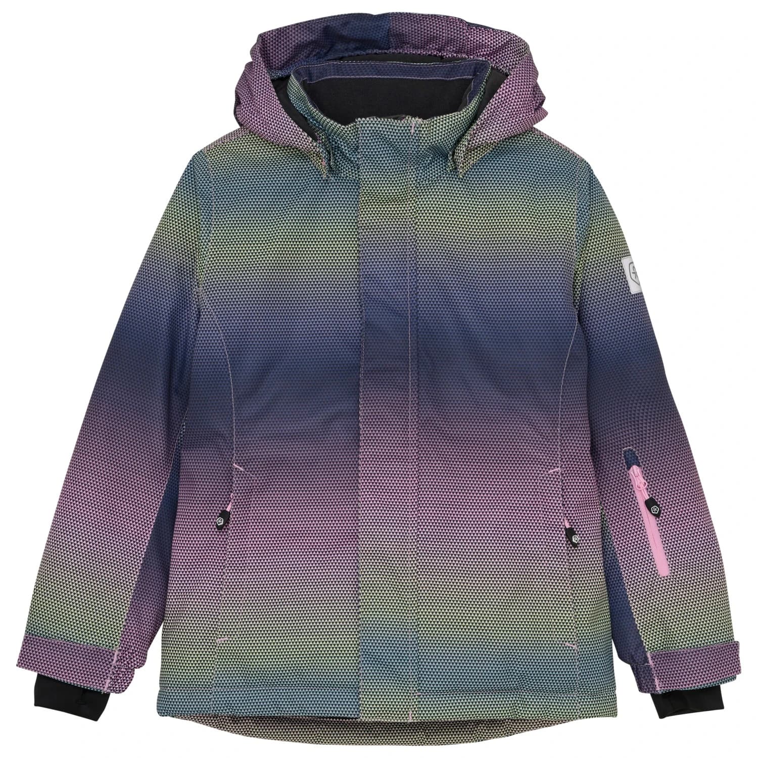 Детско ски яке Color kids Girl's Ski Jacket AOP Ski jacket - Bonbon
