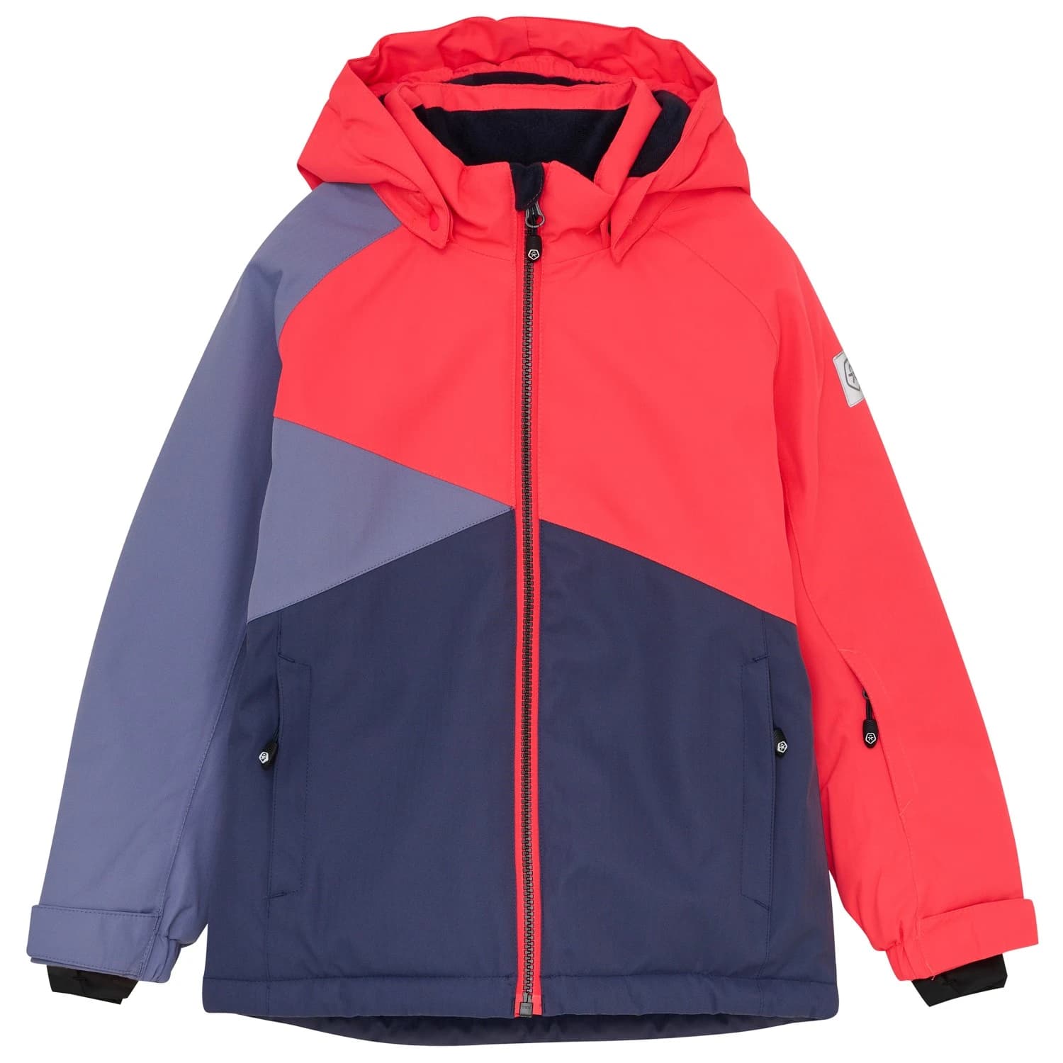 Детско ски яке Color Kids Girl's Ski Jacket Colorblock Ski jacket - Diva Pink