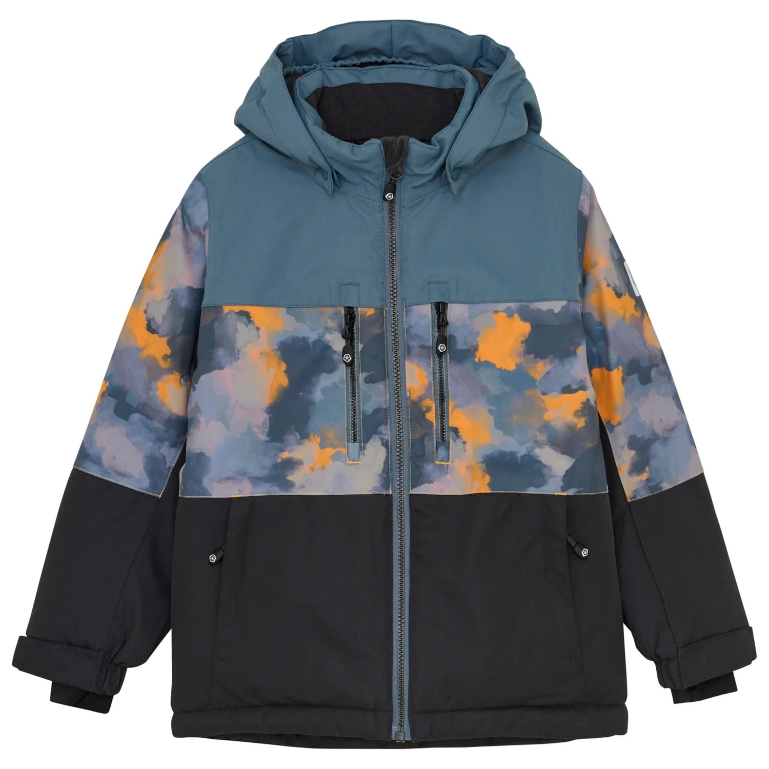 Детско ски яке Color Kids Kid's Ski Jacket Colorblock 2 Chest Pockets Ski jacket - Stormy Weather