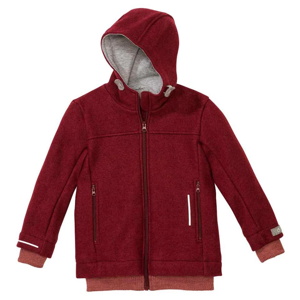 Детско вълнено яке disana Kid's Outdoor-Jacke Wool jacket - Cassis