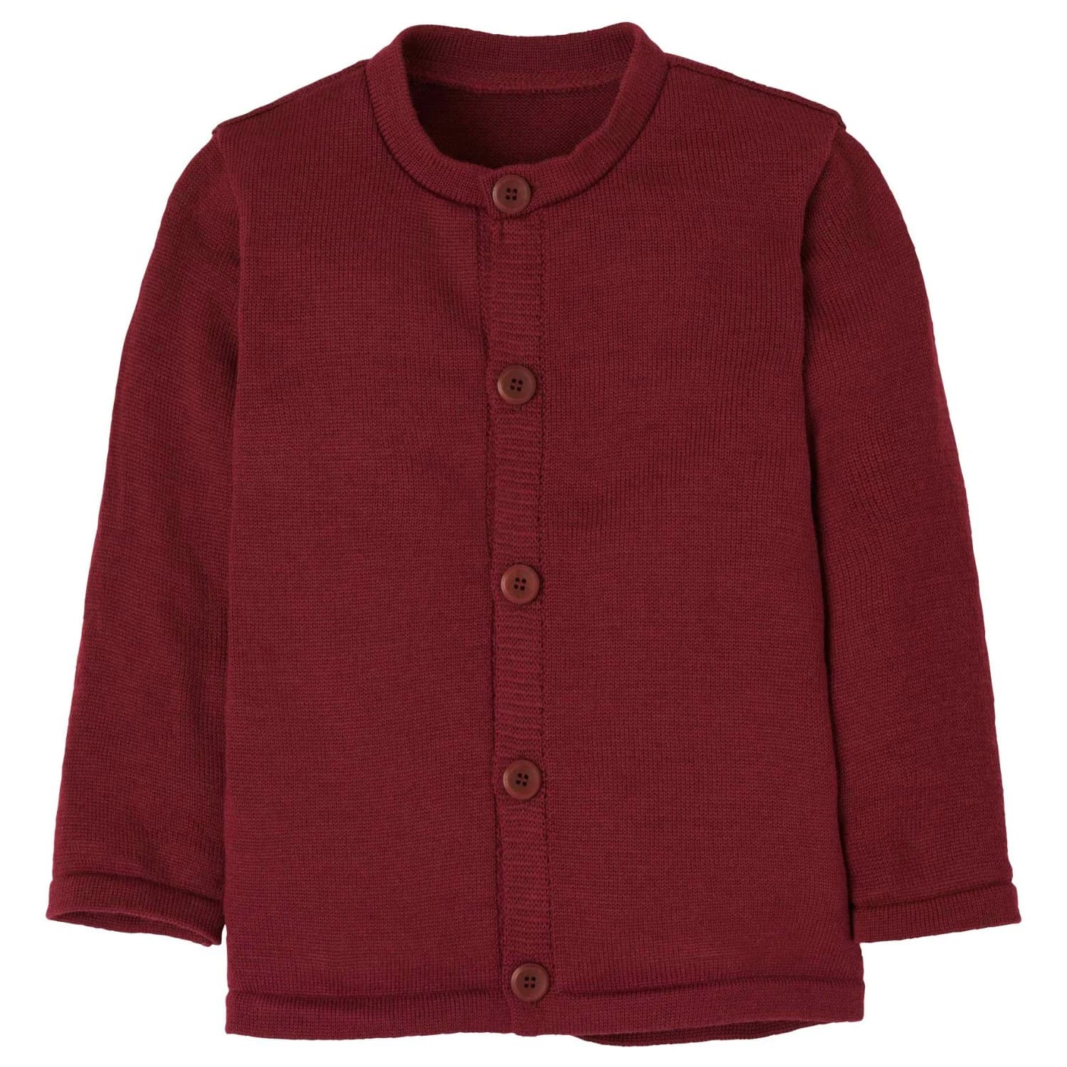 Детско вълнено яке disana Kid's Strick-Jacke Cardigan - Cassis