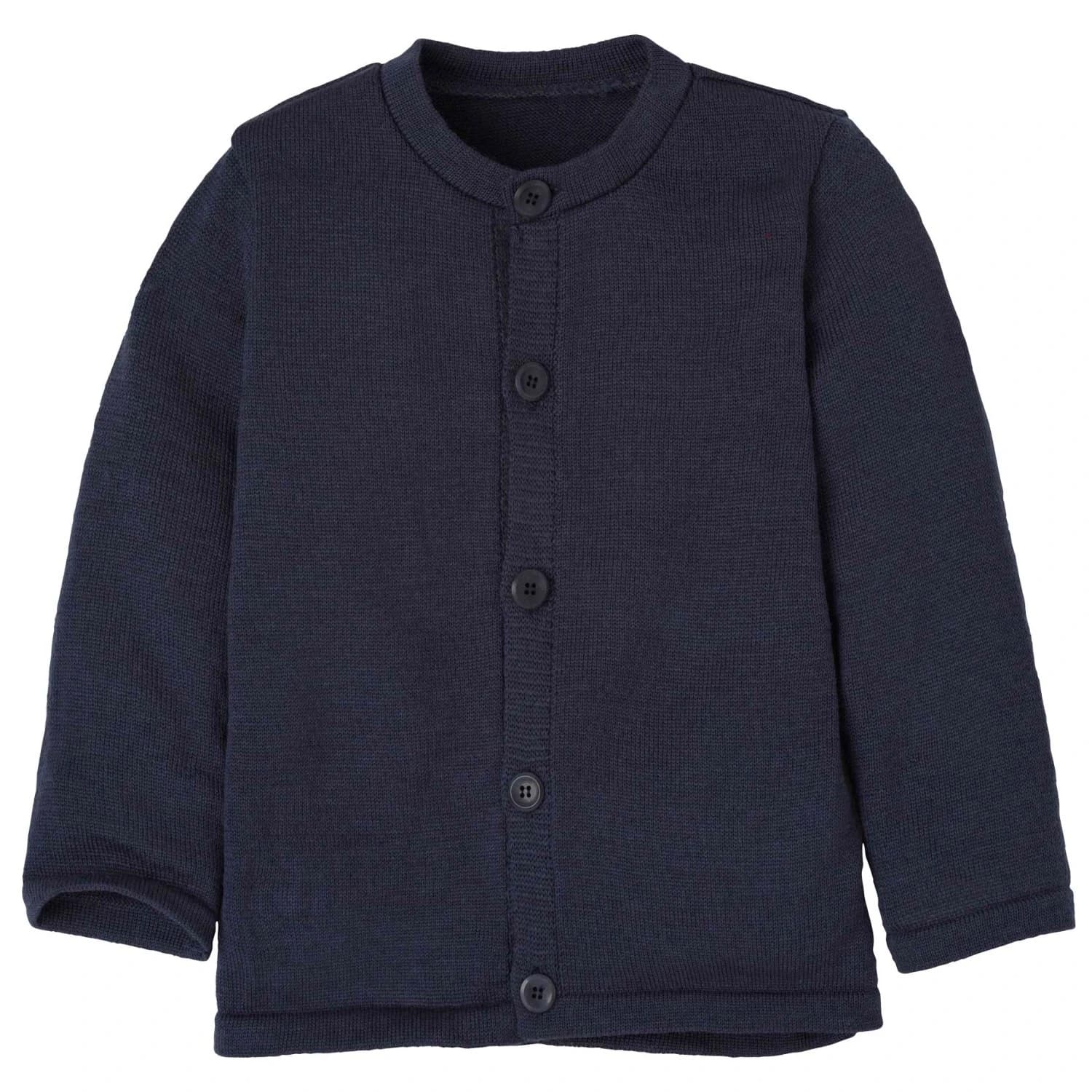 Детско вълнено яке disana Kid's Strick-Jacke Cardigan - Indigo