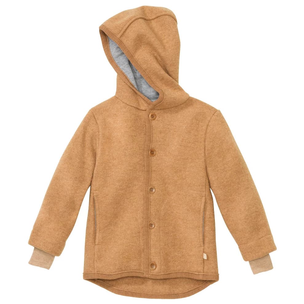 Детско вълнено яке disana Kid's Walk-Jacke Wool jacket - Karamell