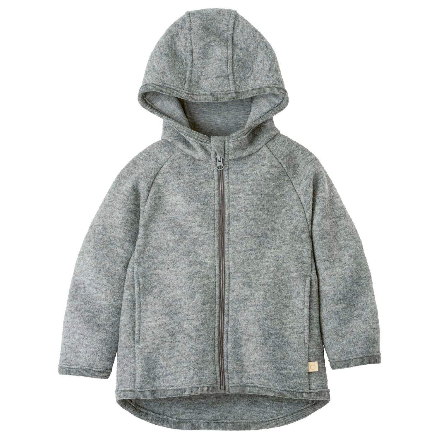 Детско вълнено яке disana Kid's Walk-Jacke Zipp Wool jacket - Grau