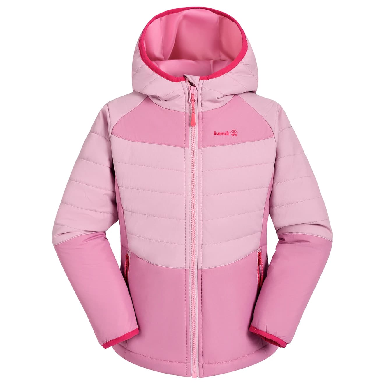 Детско синтетично яке Kamik Kid's Celeste Synthetic jacket - Pink / Blossom