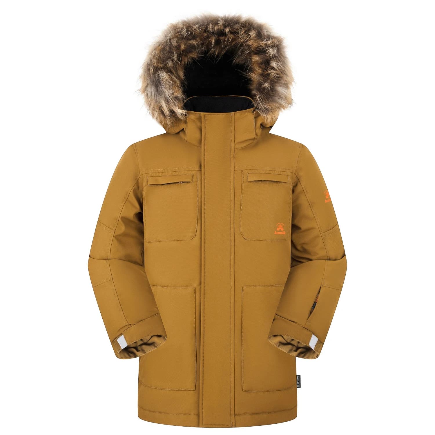 Детско яке парка Kamik Kid's Enzo Parka - Toffee