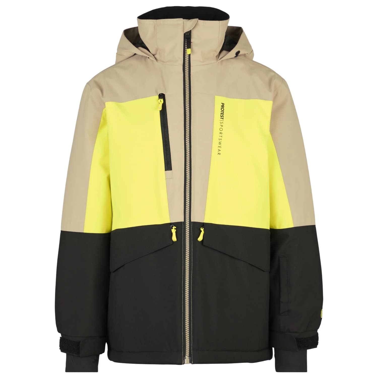 Детско ски яке Protest Kid's PRTMilan Snowjacket Ski jacket - Lime Splash