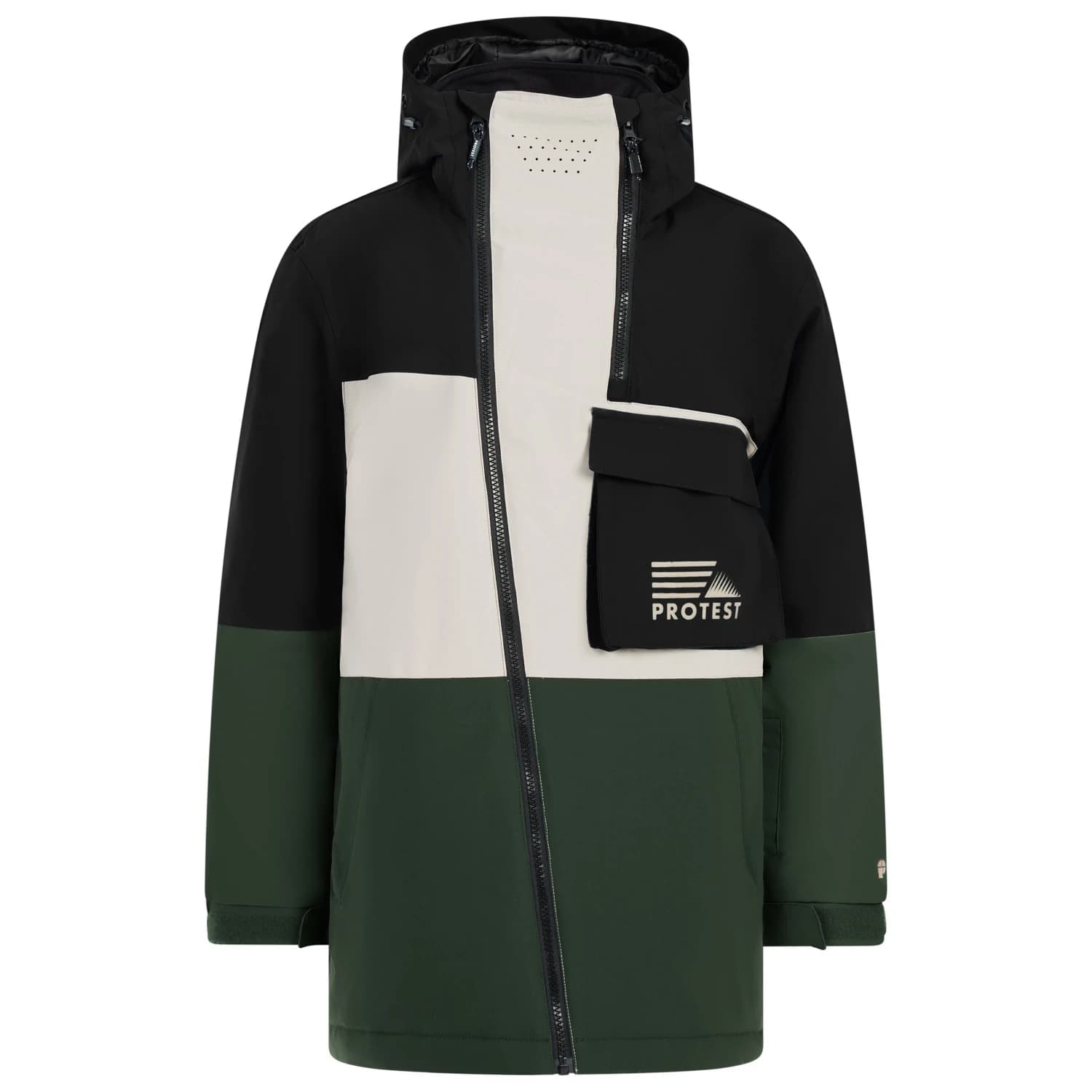Детско ски яке Protest Kid's PRTTrax Snowjacket Ski jacket - Kale Green