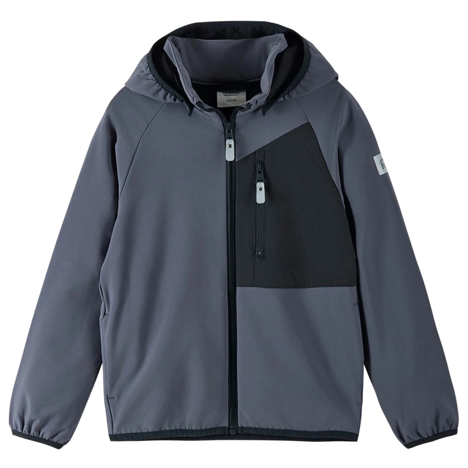 Детско софтшел яке Reima Kid's Mukana Softshell jacket - Soft Black