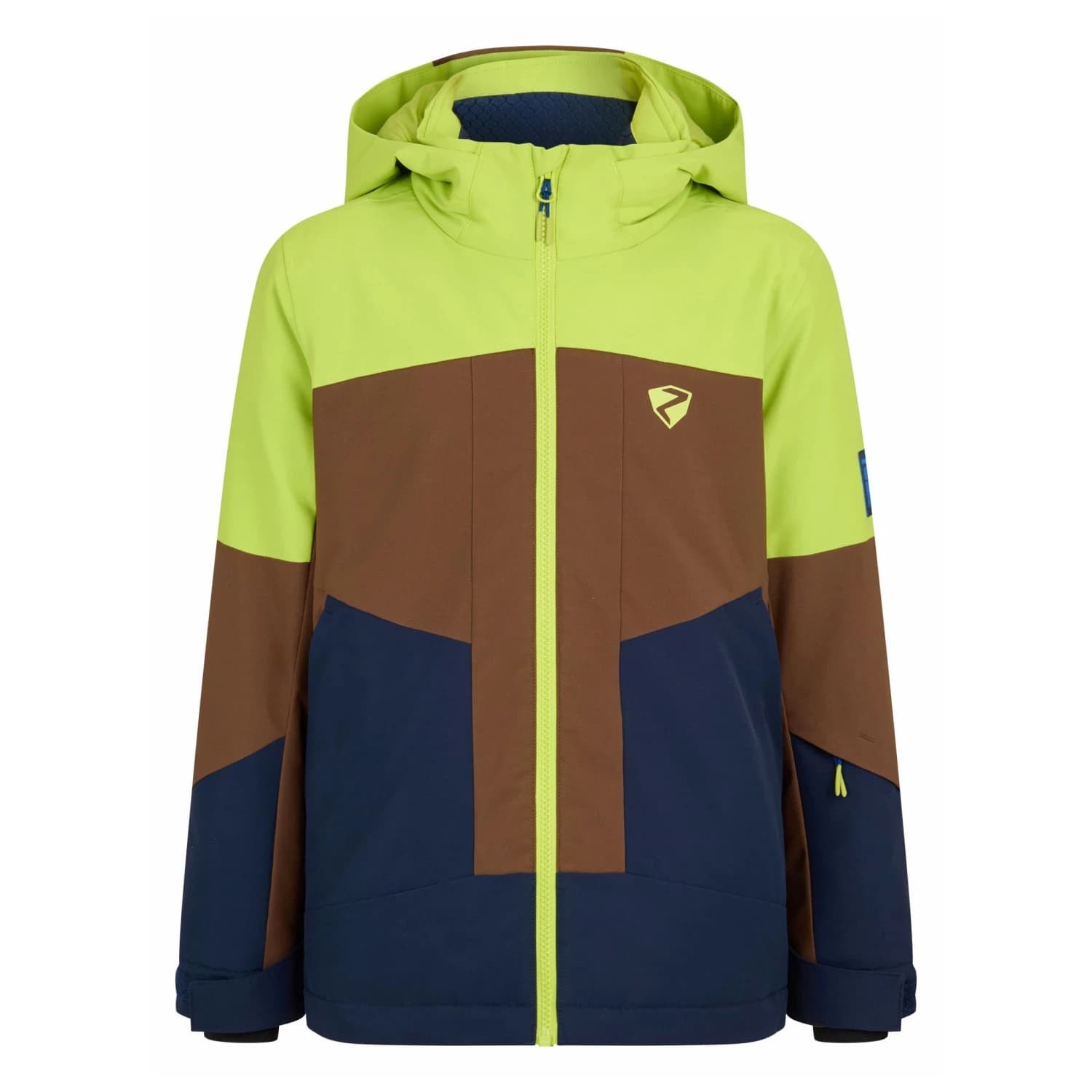 Ски яке Ziener Boy's Agimo-Z Ski jacket - Dark Chestnut Ripstop