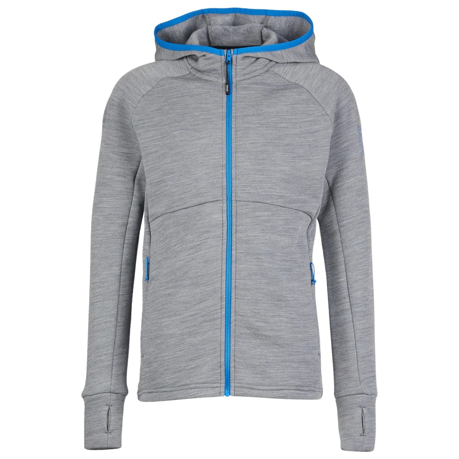 Детско вълнено яке Stoic Kid's MerinoFleece240 StorforsSt. Zip Hoody Merino hoodie - Light Grey / Melange
