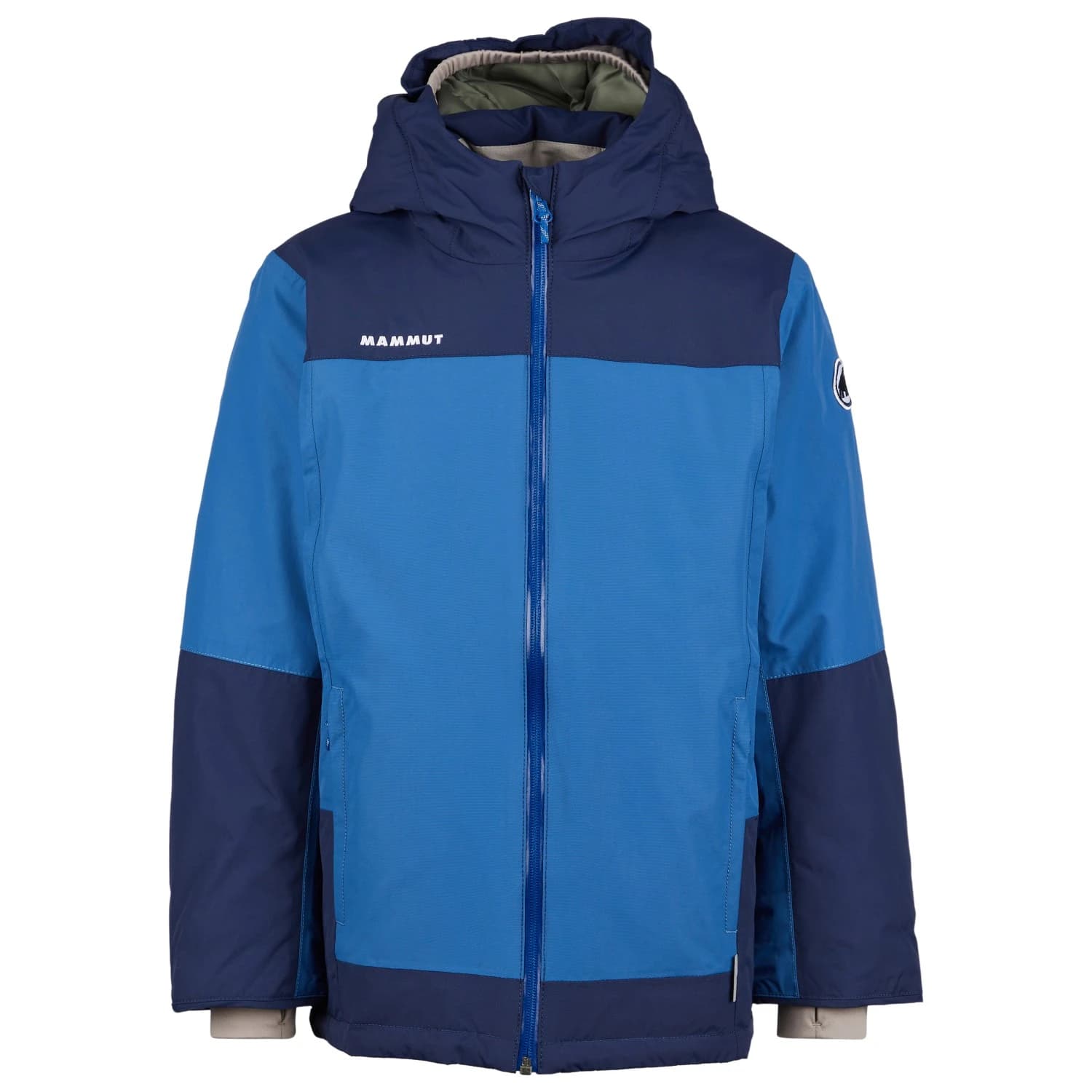 Детско водоустойчиво яке Mammut Kid's Treeline Hardshell Thermo Hooded Jacket Waterproof jacket - Tschiel / Marine