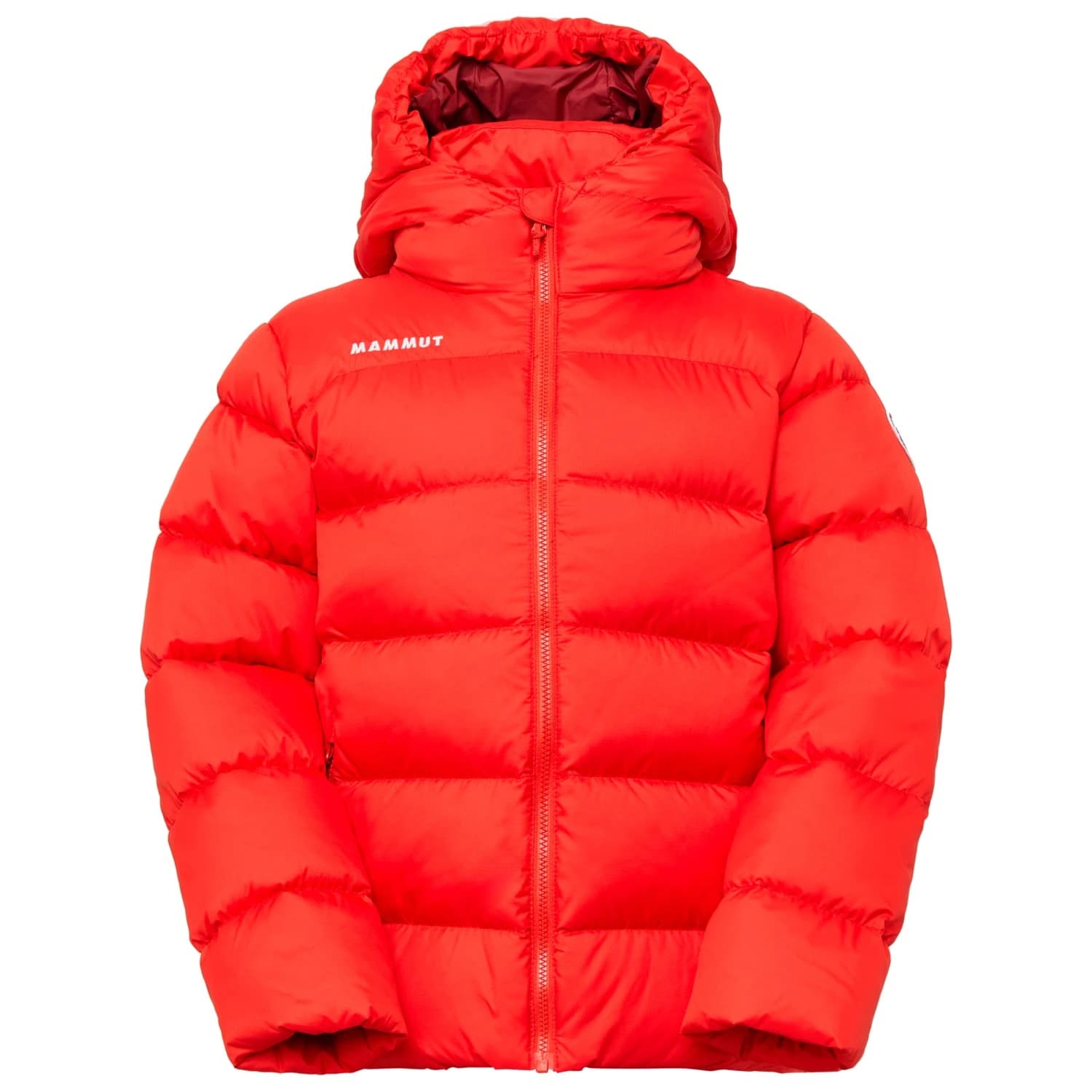Детско синтетично яке Mammut Kid's Waymarker Insulation Hooded Jacket Down jacket - Mammut Red