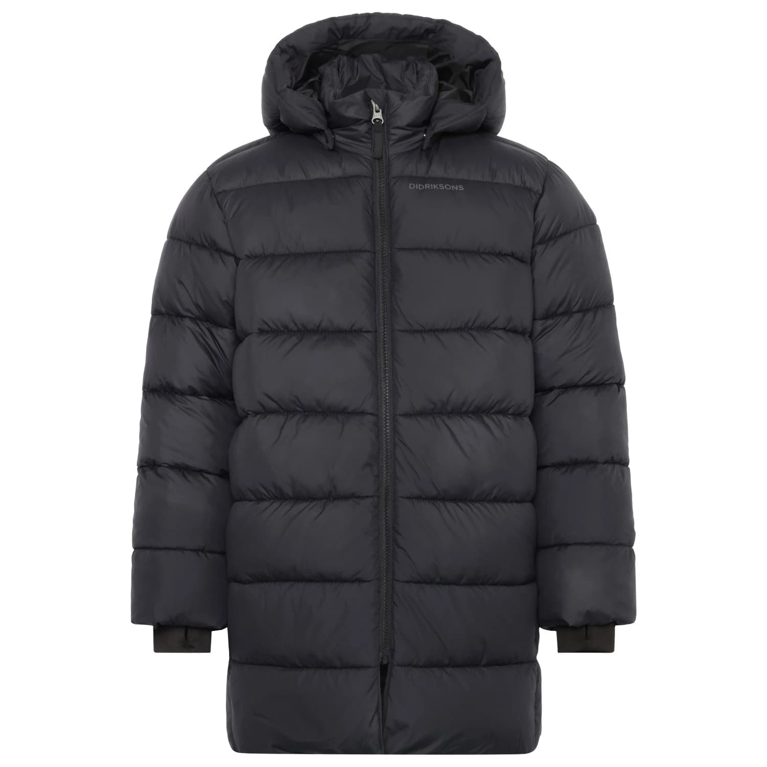 Детско синтетично яке Didriksons Kid's Scoria Parka Synthetic jacket - Black