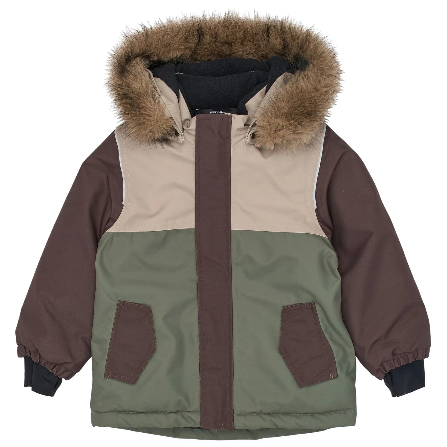 Детско зимно яке Mikk-Line Kid's Anorak Jacket Winter jacket - Dusty Olive
