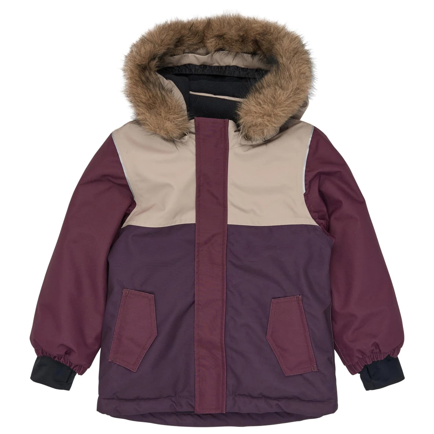 Детско зимно яке Mikk-Line Kid's Anorak Jacket Winter jacket - Plum Perfect