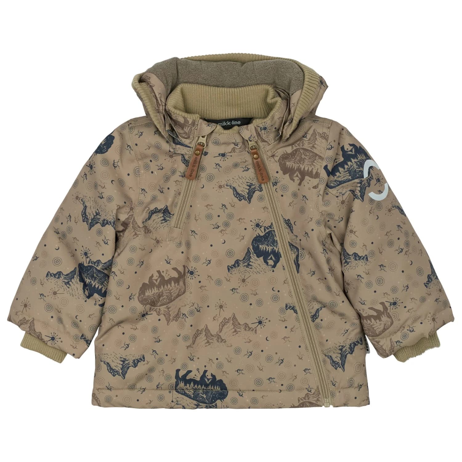 Зимно яке Mikk-Line Polyester Baby Jacket AOP Winter jacket - Coriander