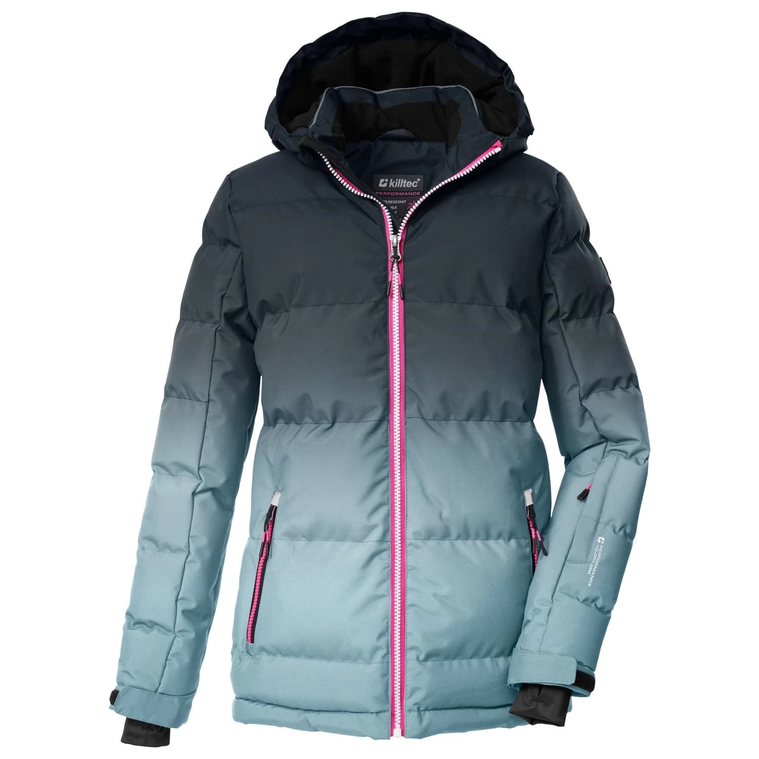 Ски яке killtec Girl's KSW 330 Ski Qltd Jacket Ski jacket - Light Blue