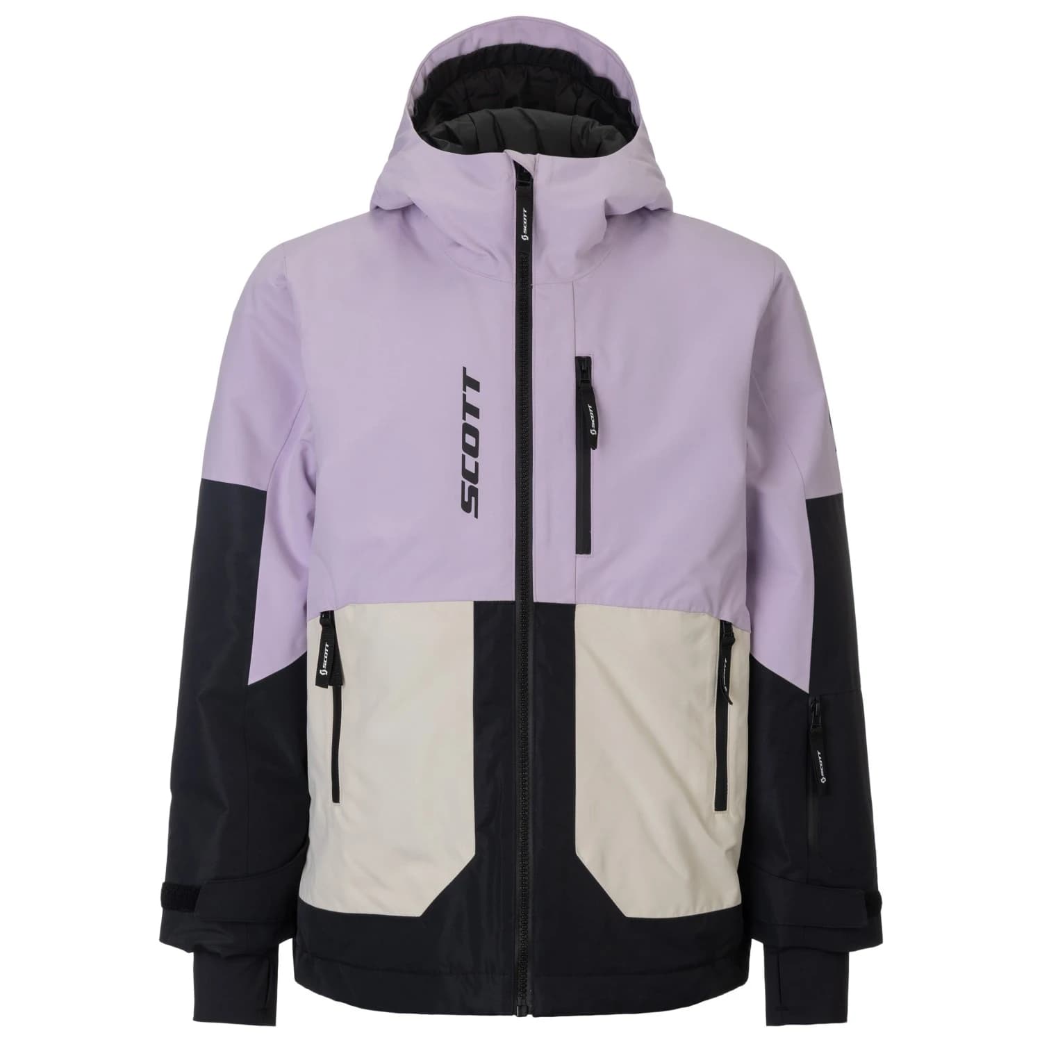 Детско ски яке Scott Kid's Junior Vertic Dryo Ski jacket - Sherbet Purple / Black