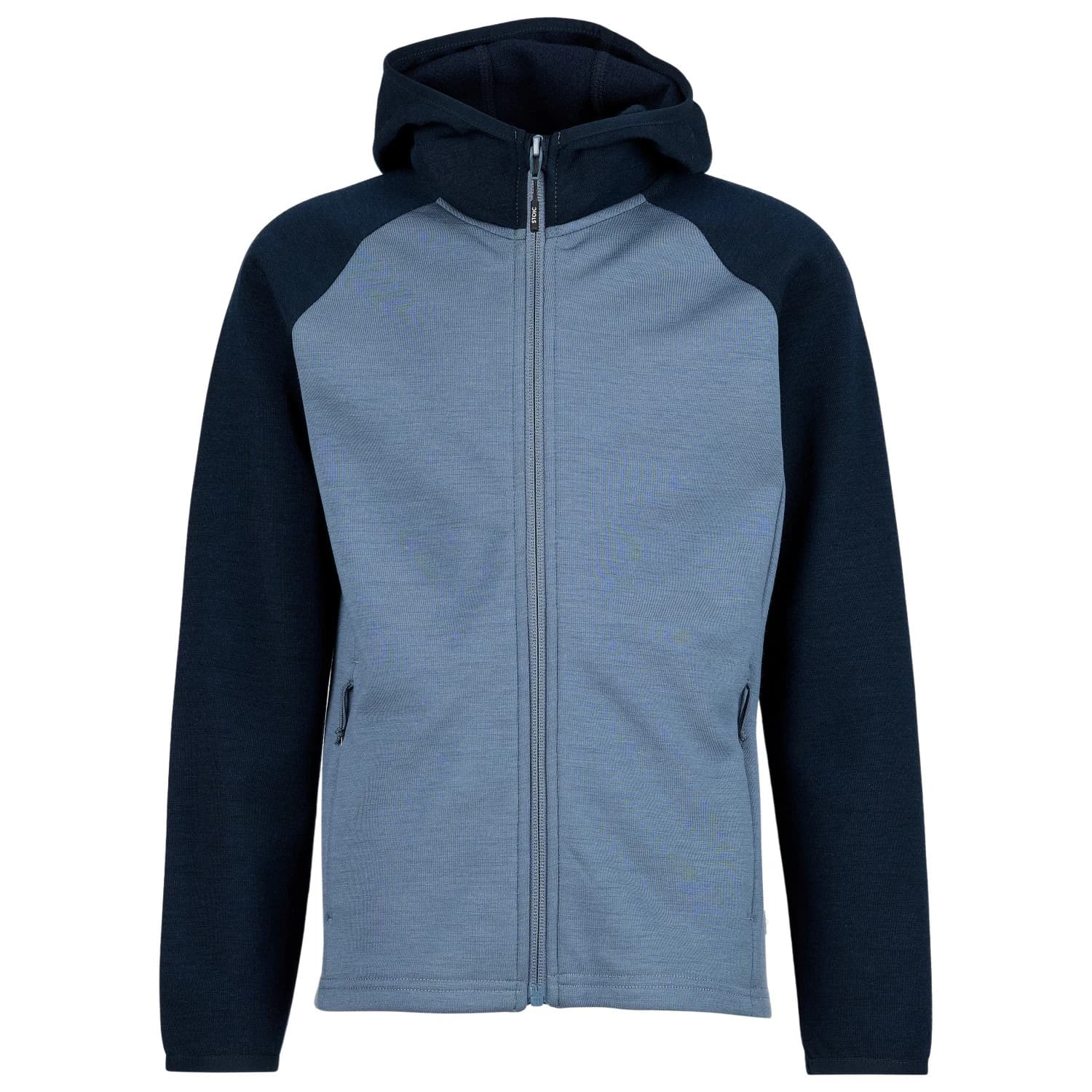 Детско вълнено яке Stoic Kid's MerinoFleece270 KuolpaLightSt. Zip Hoody Merino hoodie - Dark Navy / Ocean Blue