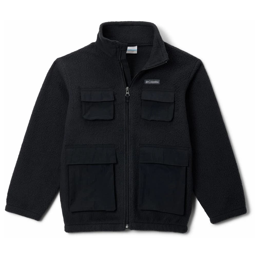 Детско поларено яке Columbia Kid's Jasper Ridge Pebbled Fleece Full Zip Fleece jacket - Black