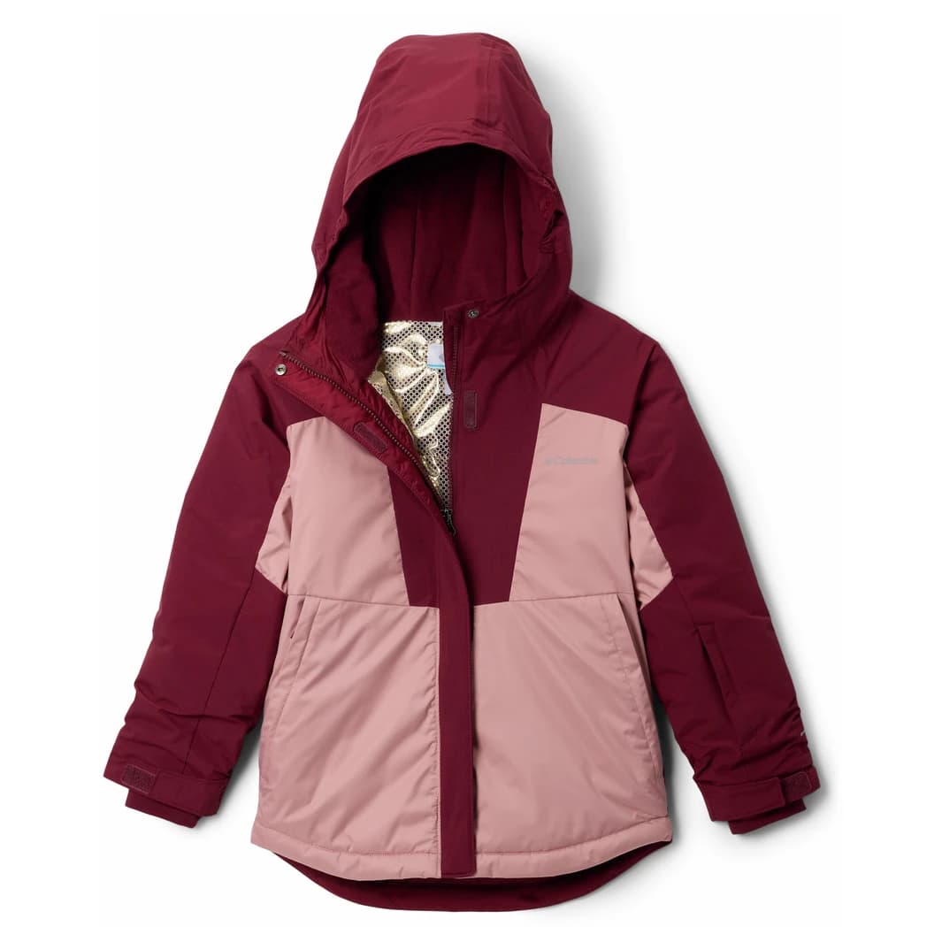 Детско ски яке Columbia Kid's Mighty Mogul III Jacket Ski jacket - Eraser Pink / Rich Wine
