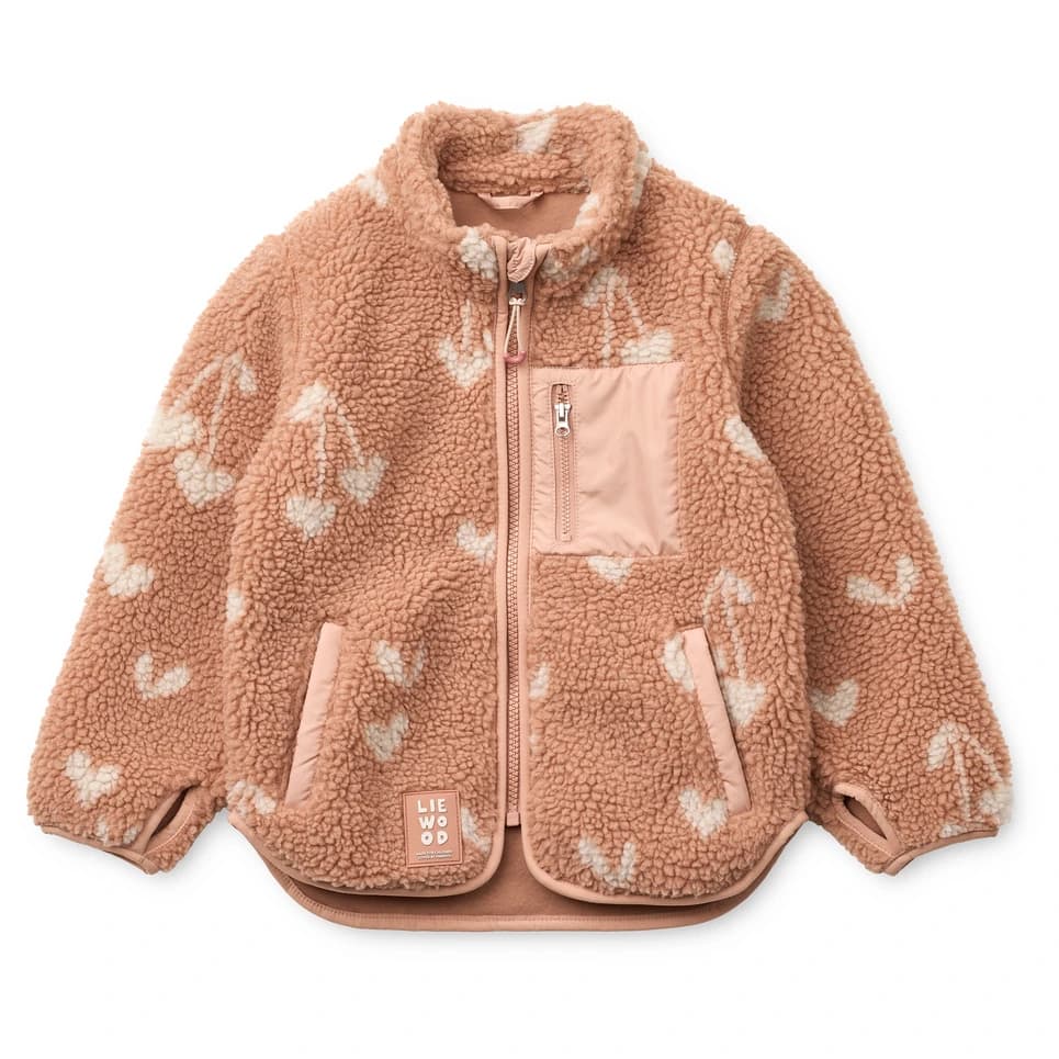 Детско поларено яке Liewood Kid's Nolan Pile Jacket Fleece jacket - Sweethearts / Pale Tuscany